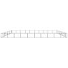 Dog Kennel Black 968.8 ft¬≤ Steel